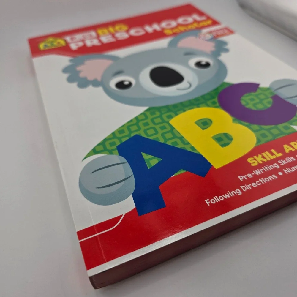 School‎ Zone Big Preschool Scholar Learning Workbook ABC Numbers Colors